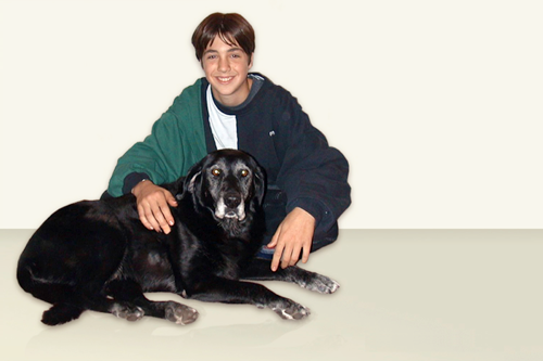 A Boy, His Dog, and Their Heart-to-Heart Connection